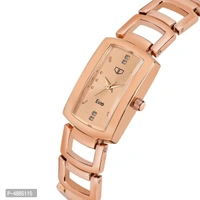 Colors II Series Cyan Dial Metallic Women Wristwatch