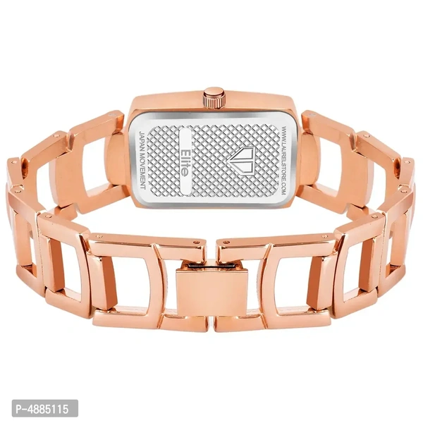 Colors II Series Cyan Dial Metallic Women Wristwatch