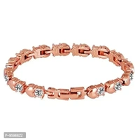 ZUPERIA Magnetic Strap Queen Dial Analogue Watch with Fancy Bracelet for Girls & Women (Rose Gold & Black5)