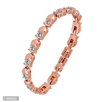 ZUPERIA Magnetic Strap Queen Dial Analogue Watch with Fancy Bracelet for Girls & Women (Rose Gold & Black5)