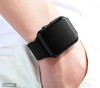 Combo Digital Date and Time Black Dial LED Watch for Stylish Kids Unisex Birthday Gift Digital Watch for Boys and Girls