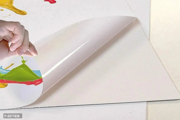 Designer Paper Poster Sticker Paper Print -Rolled
