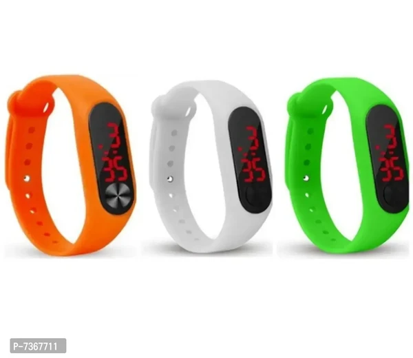 MVS LED Digital watch pack of 3