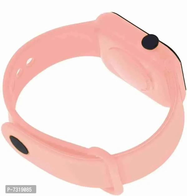 Digital Led Pink Watch For Boys Girls