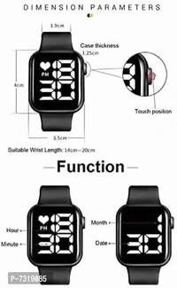 Digital Led Pink Watch For Boys Girls