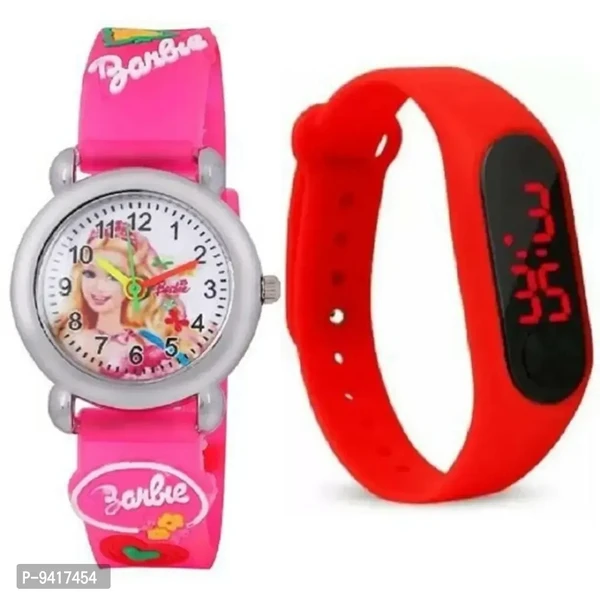 Kids 1 Digital Display 1 Analog Watch Combo (Pack of 2 )