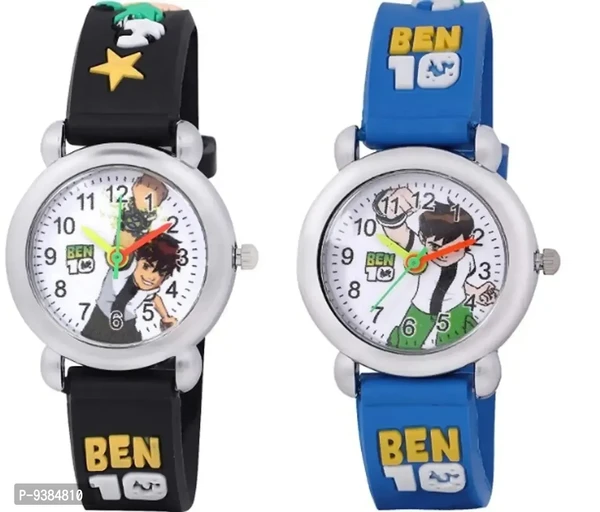 Fancy Analog Watch for Kids Pack of 2