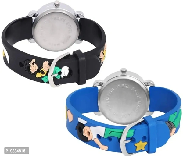 Fancy Analog Watch for Kids Pack of 2