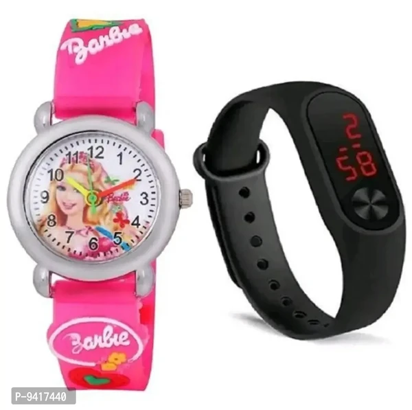 Kids 1 Digital Display 1 Analog Watch Combo (Pack of 2 )