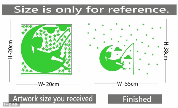 Decorative Green Vinyl Wall Sticker