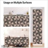 Self Adhesive Wall Stickers for Home Decoration Extra Large Size 300x40 Cm Wallpaper for Walls Octagon Wall stickers for Bedroom Bathroom Kitchen Living Room Pack of 1