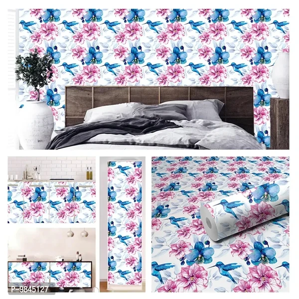 Self Adhesive Wall Stickers for Home Decoration Extra Large Size 300x40 Cm Wallpaper for Walls Neelkanth Wall stickers for Bedroom Bathroom Kitchen Living Room Pack of 1