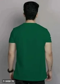 Trendy Casual T shirt for men and boys - Green, XL