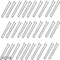 10Pcs Beauty Curved U shape hair pin for Bun clip, hair pins Hair Pin (Black)