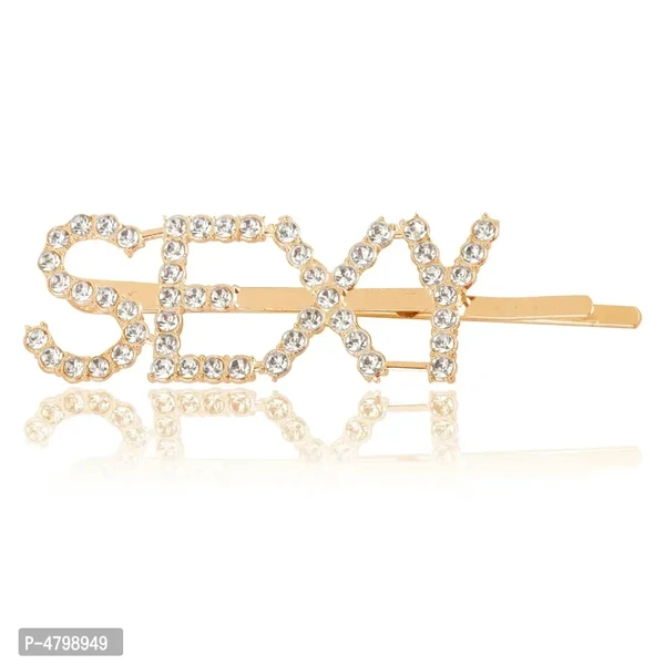 Women's Golden Metal Sexy Hair Clip Pin