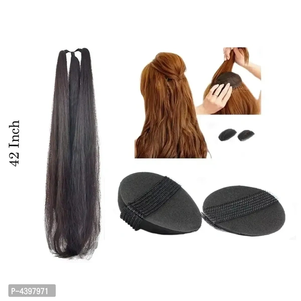 Pack Of Hair Puff Volumizer (Bun Clips) And Prandi