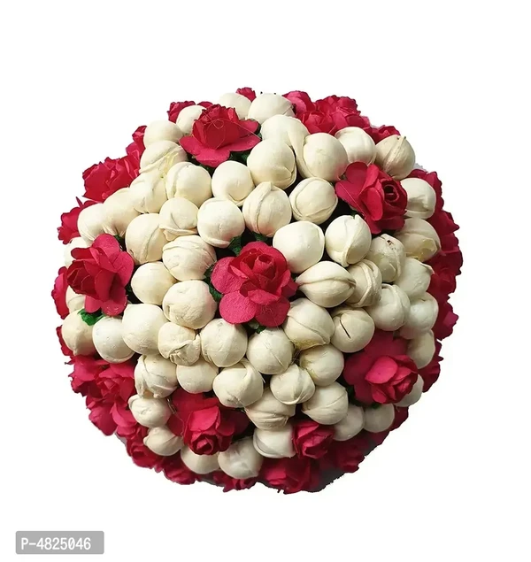 Stylish Multicoloured Paper Flower Gajra For Women And Girls