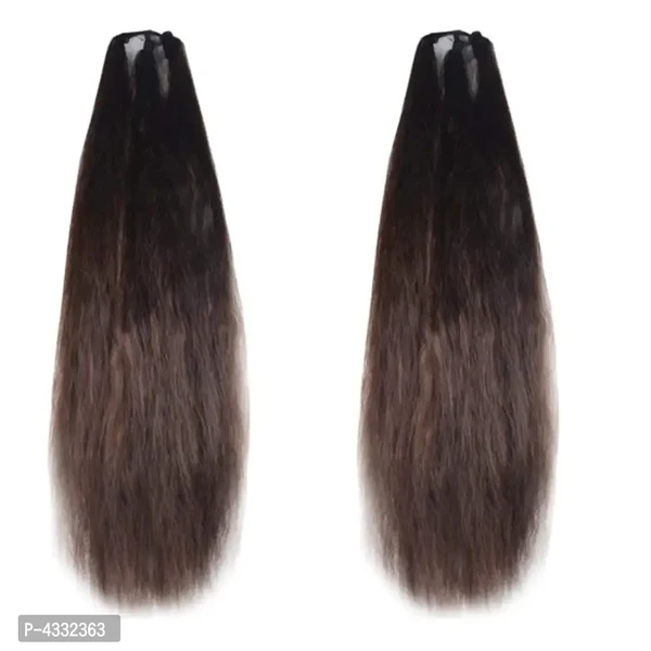 Set of 2, 24Inchs Brown Hair Parandi for Wedding Accessories