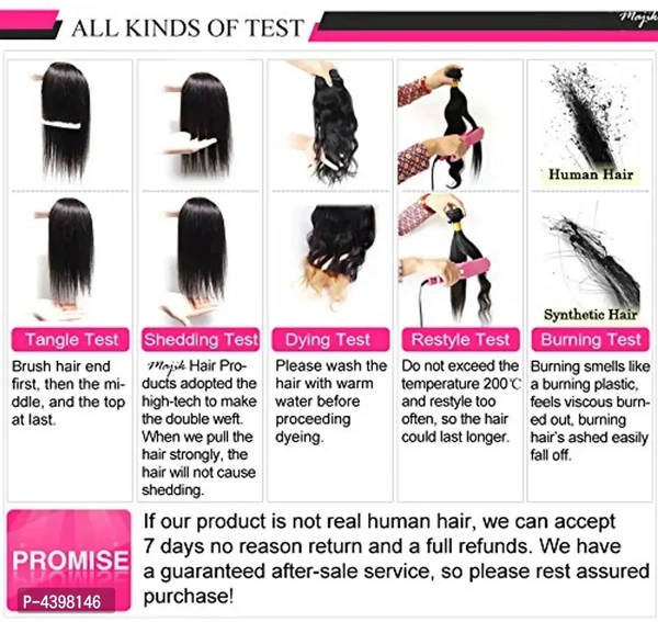 6Pcs 14 Clips 24-26 Inch Straight Full Head Clip In On Hair Extensions Women Lady Hairpiece (Brown)