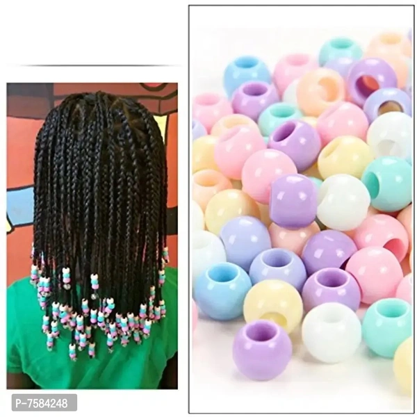 Multicolor small hair beads 50 pcs only 50 pcs