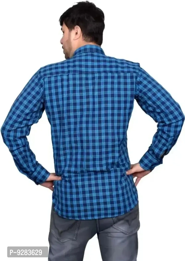 Cotton Mens Check Shirt Casual / Formal / Active Wear - 2XL