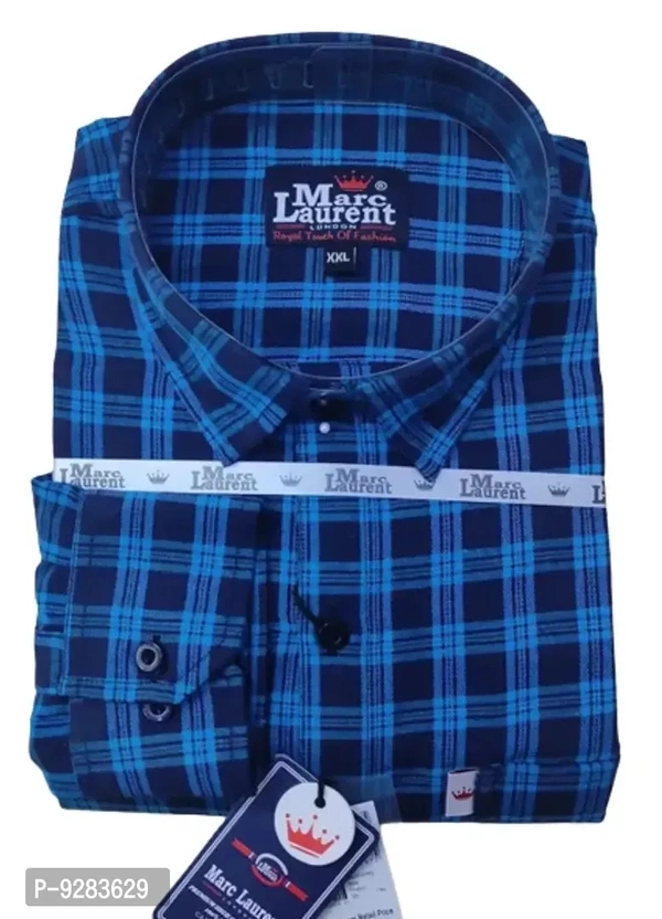 Cotton Mens Check Shirt Casual / Formal / Active Wear - 2XL