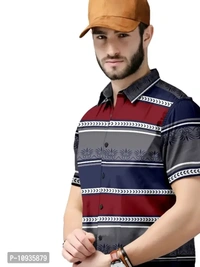 Classic Polyester Spandex Casual Shirts for Men - XL