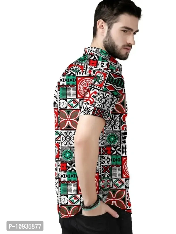Classic Polyester Spandex Casual Shirts for Men - XL