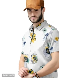 Classic Polyester Spandex Casual Shirts for Men - S