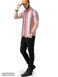 Classic Polyester Spandex Casual Shirts for Men - S