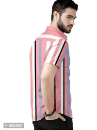 Classic Polyester Spandex Casual Shirts for Men - M