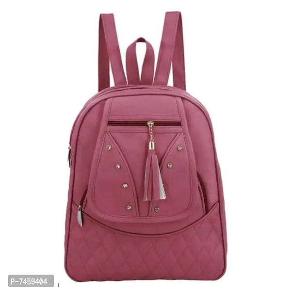 Alluring PU Quilted Backpacks For Women
