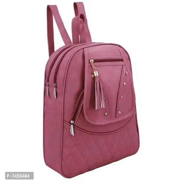 Alluring PU Quilted Backpacks For Women