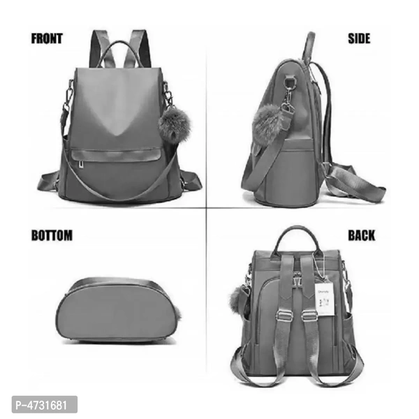 Stylish Collage Backpack For Girls (PINK) Combo Pack Of 2