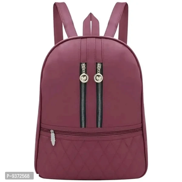 Classy Solid Backpacks for Women