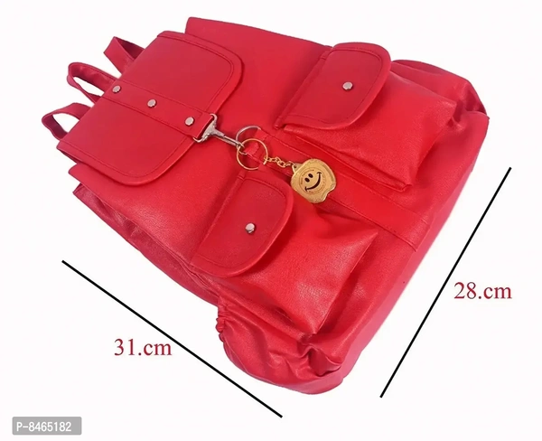 Stylish PU Backpacks For Women- Pack Of 2