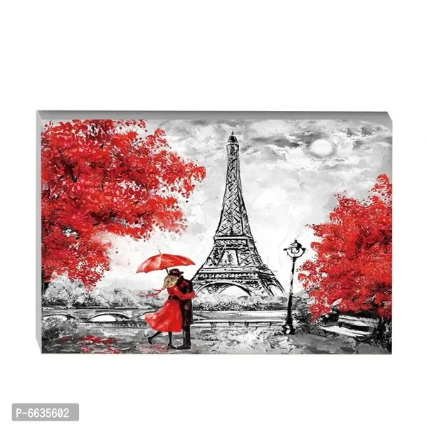 Voorkoms Paris Eiffel Tower Sunboard Romantic Couple Sunboard Home Living Room for Deacute;cor