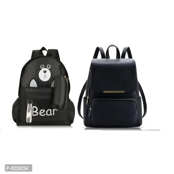 Stylish Fancy A Lovely Bear Style Backpack For Girls With Enough Space