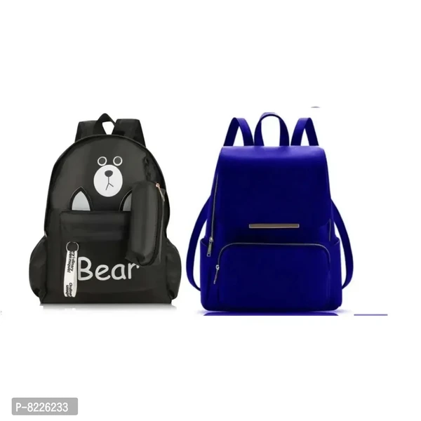 Stylish Fancy A Lovely Bear Style Backpack For Girls With Enough Space