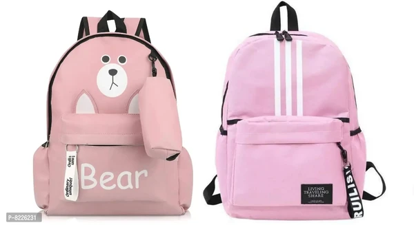 Stylish Fancy A Lovely Bear Style Backpack For Girls With Enough Space