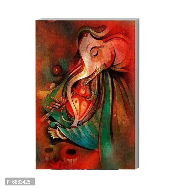 Voorkoms God Ganesha Ji For Sunboard Office Study Living/Bed Room Decoration Poster