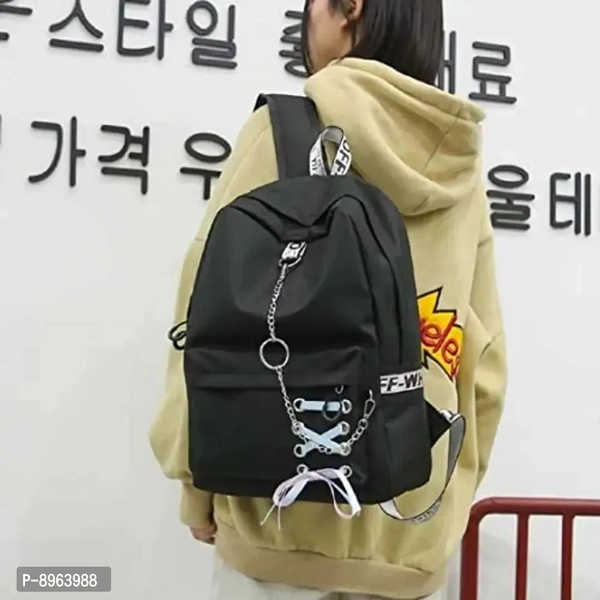 Comfabie Stylish Backpack And Sling Bag Set For Ladies, School Or College Girl's Combo Of 3 (Multi, 5L)(Bag_PK2_1581)
