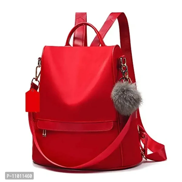 Pagwin ? Women's Leather Mini Backpack (Red) PG-0033