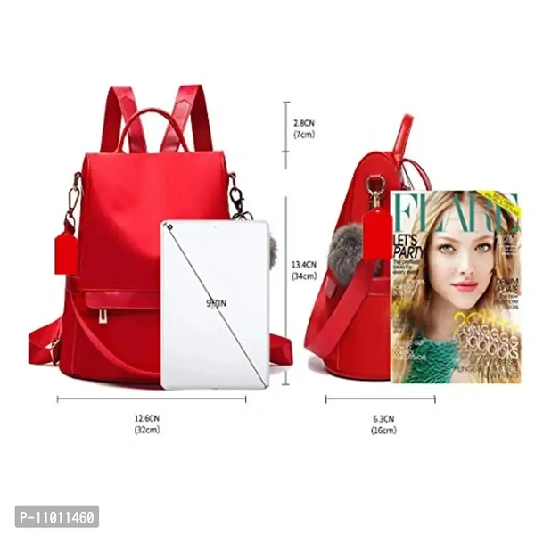 Pagwin ? Women's Leather Mini Backpack (Red) PG-0033