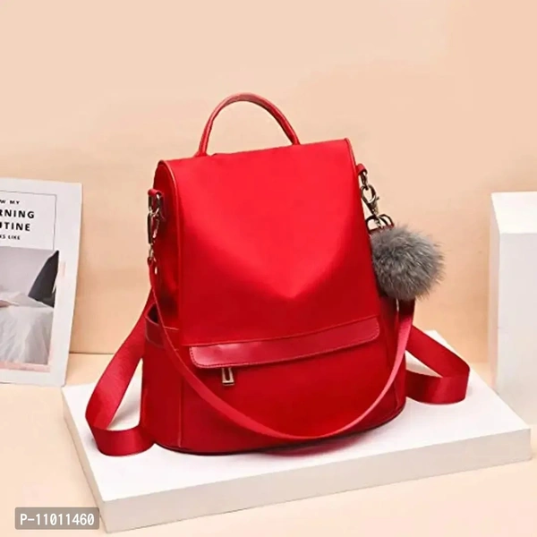 Pagwin ? Women's Leather Mini Backpack (Red) PG-0033