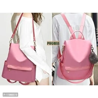 Pagwin ? Women's Mini Leather Fashion Backpack (Pink) PG-0033