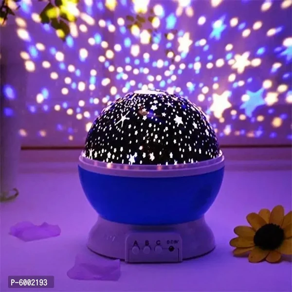 Star Master Rotating 360 Degree Moon Night Light Lamp Projector with Colors and USB Cable, Lamp for Kids Room Night Lamp