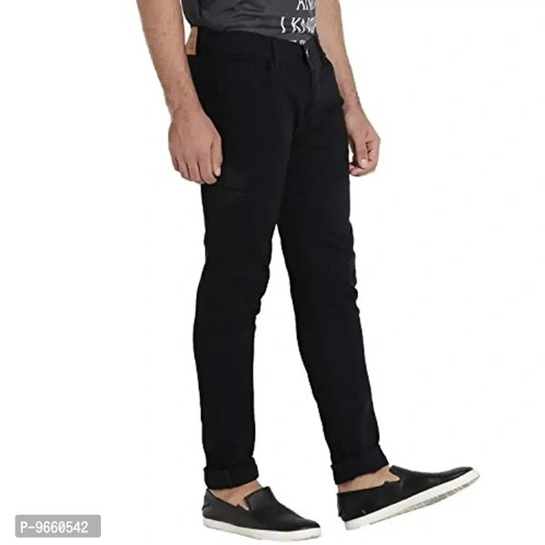 DAIS Men's Skinny Fit Jeans - Black, 34