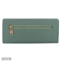 ALSU Women's Bluish Green Hand Clutch Wallet Purse (gdu-015blugrn)
