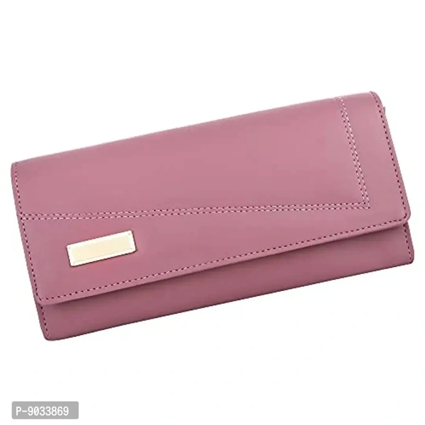 ALSU Women's Leather Hand Clutch Wallet Purse (LDU-012, Peacock Blue